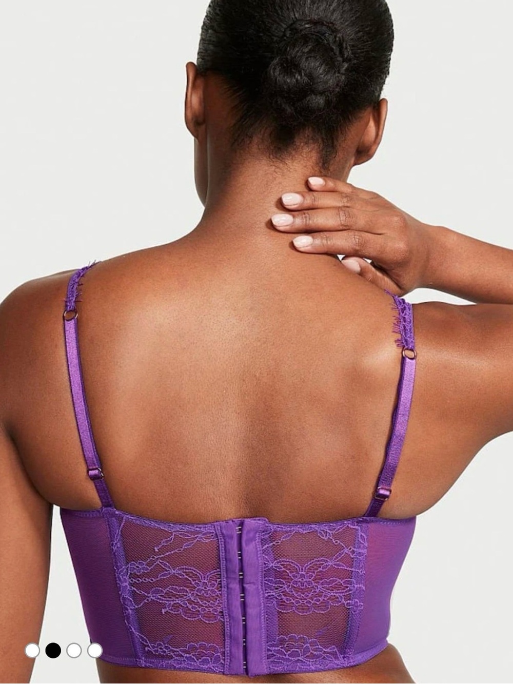 Victoria’s Secret Violetta Purple Lace Corset Top | S | NWT | Romantic Feminine - Picture 2 of 9